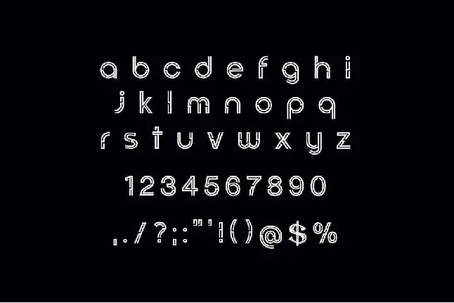 Binovomid font