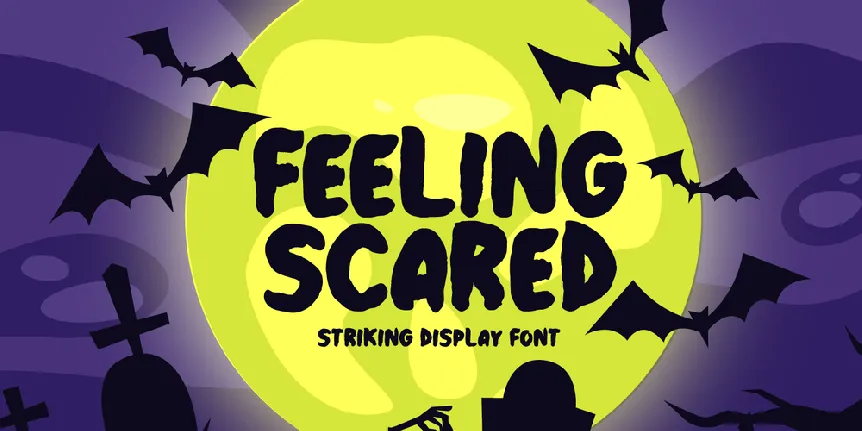 Feeling Scared font