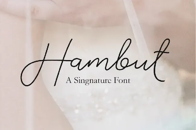 Hambut font