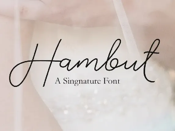 Hambut font