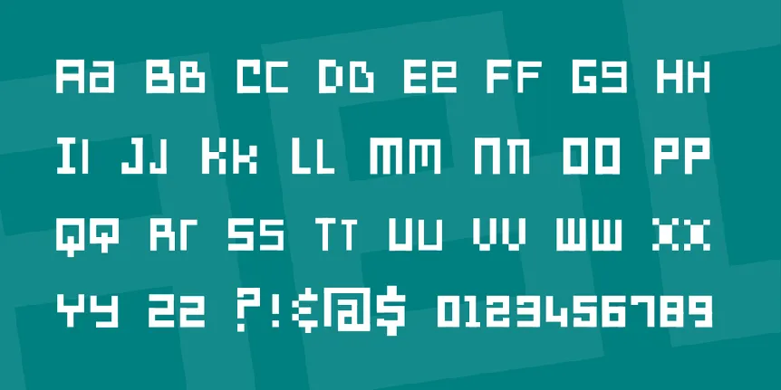 SD Reverse Generation font