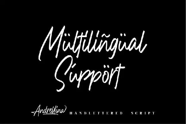 Andrellina Signature font