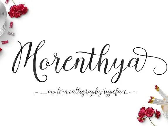 Morenthya Script font