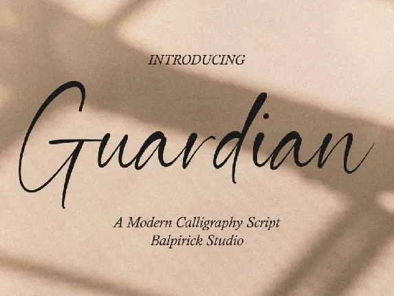 Guardian font