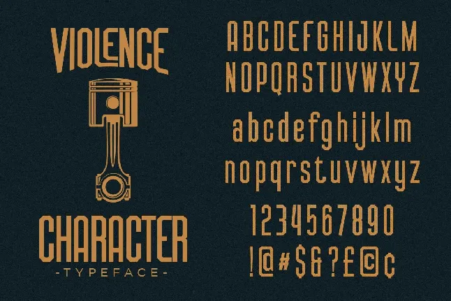 Violence font