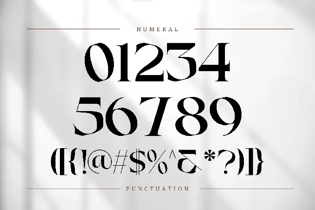 Faghe Modern font