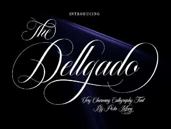 The Dellgado font