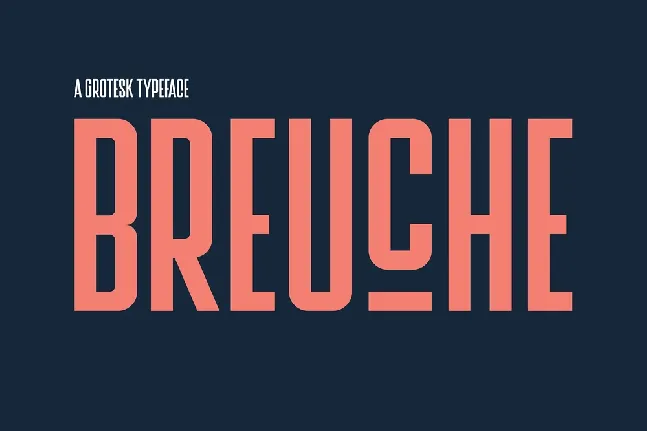 Breuche font