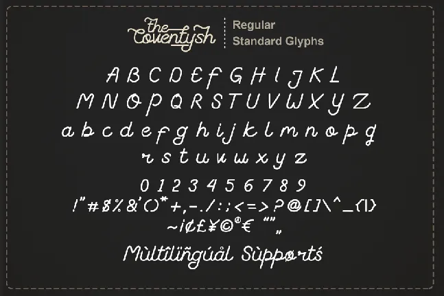 Coventysh Demo font