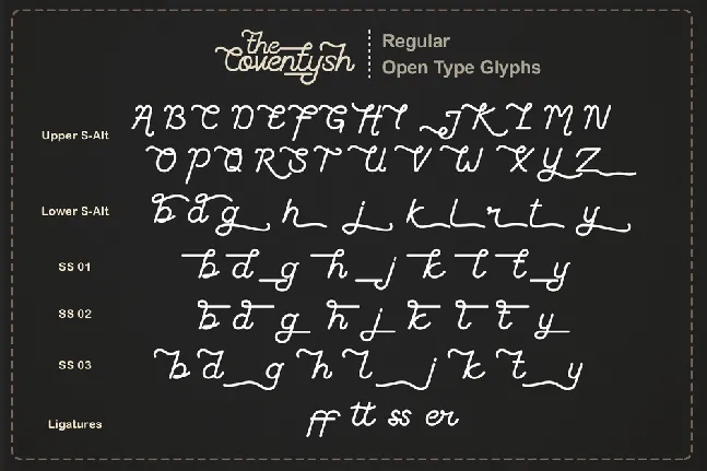 Coventysh Demo font