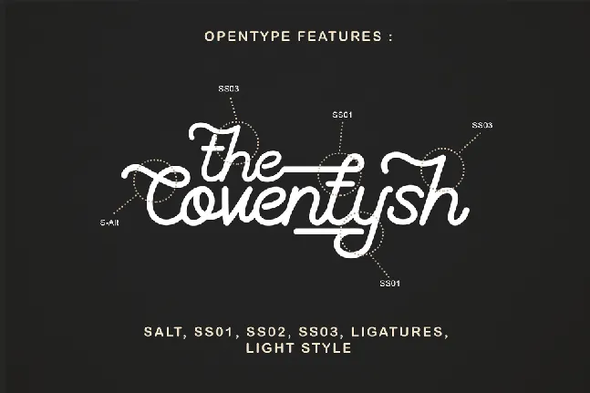 Coventysh Demo font