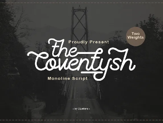 Coventysh Demo font