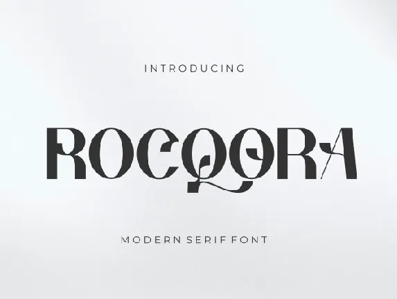 Rocqora font