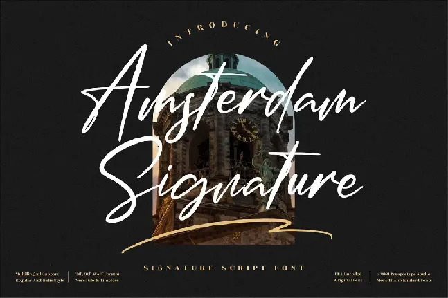 Amsterdam Signature font