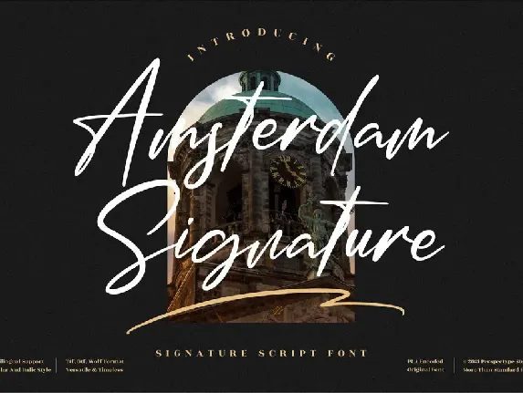 Amsterdam Signature font