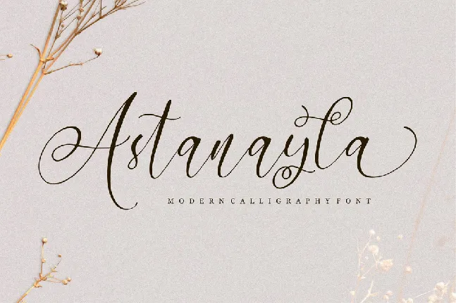 Astanayla font