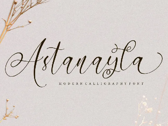 Astanayla font