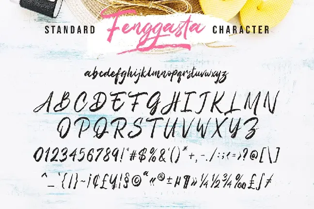 Fenggasta font