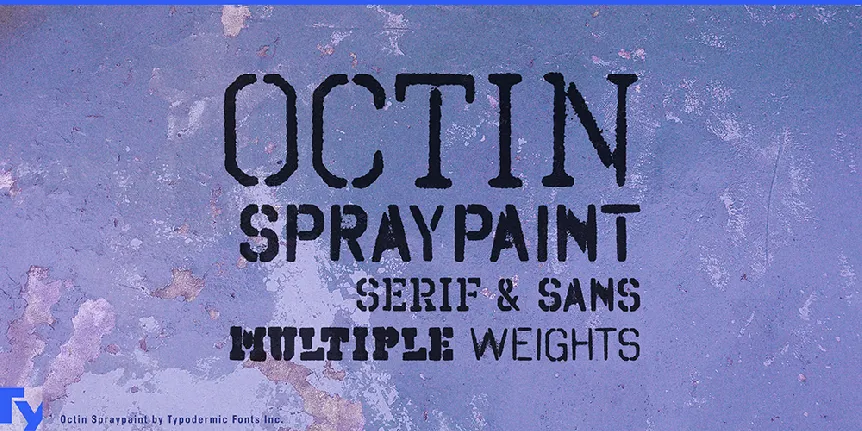 Octin Spraypaint font