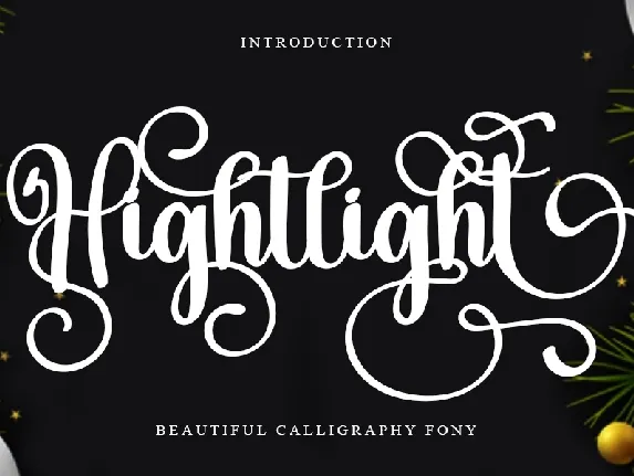 Hightlight Typeface font