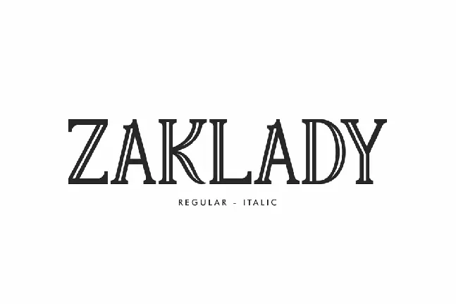 Zaklady font