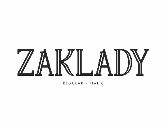 Zaklady font