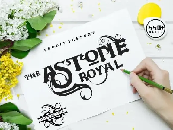 Astone Royal Blackletter font