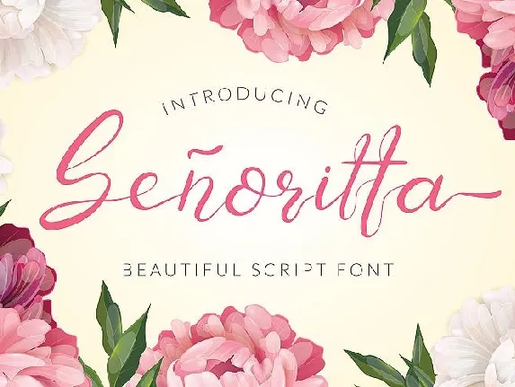 Senoritta Script font