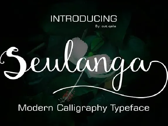 Seulanga Script font