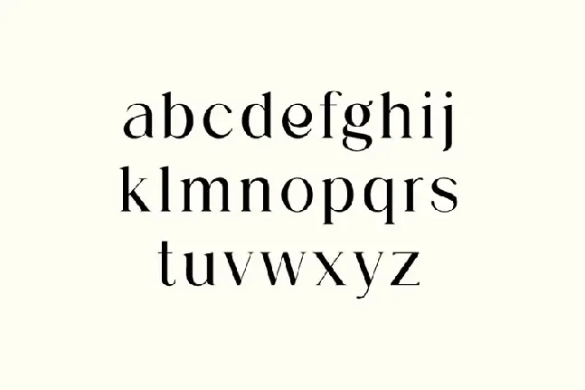 Biconvex font