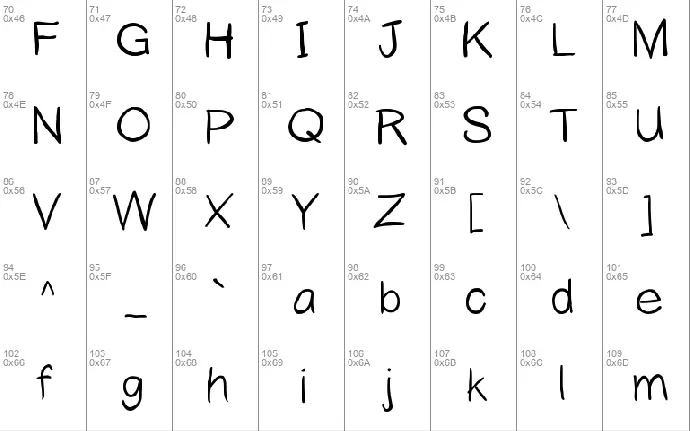 Yahfie font