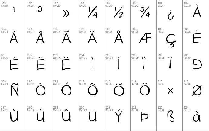 Yahfie font