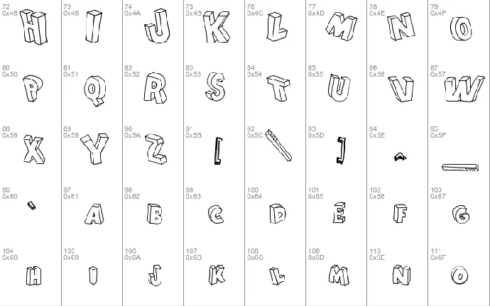 Cartoon Blocks font