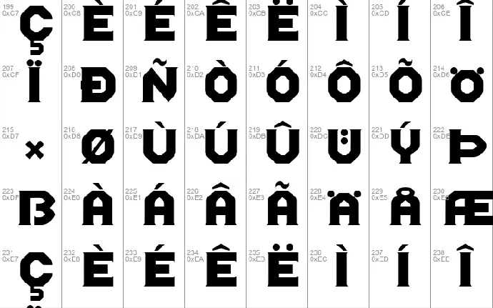 Midroba font