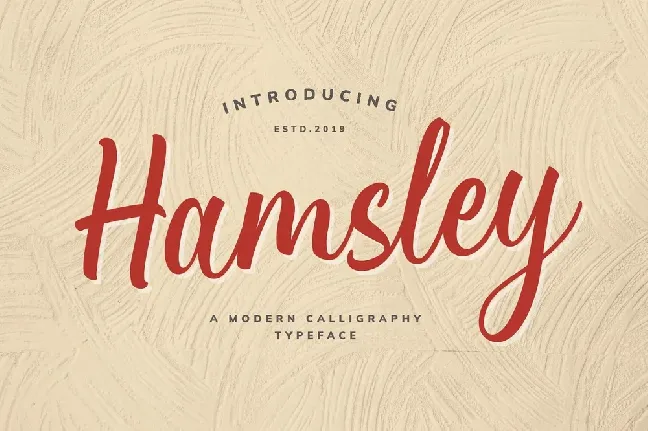 Hamsley font