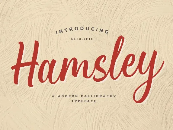 Hamsley font