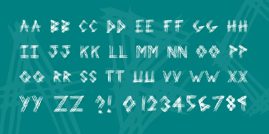 3 Prong Tree font