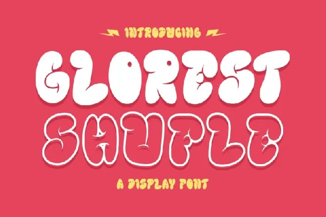 Glorest Shufle font