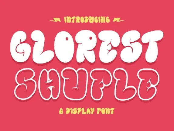 Glorest Shufle font