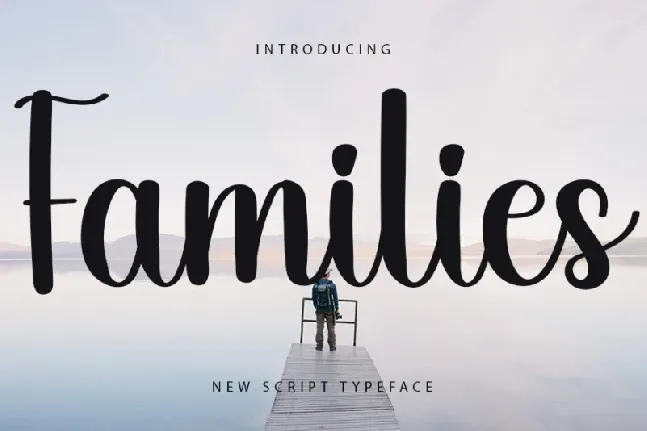 Families font