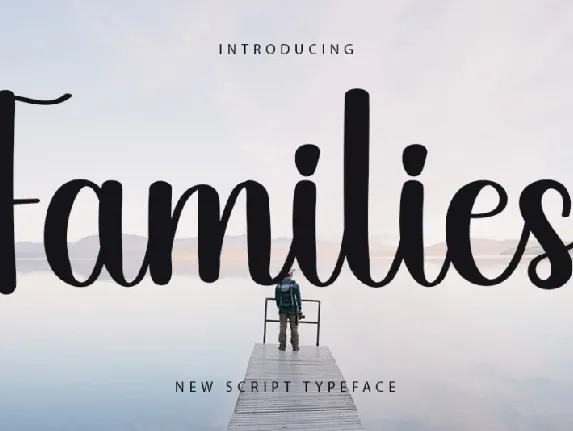 Families font