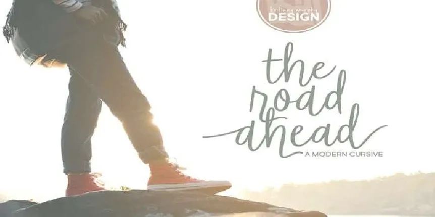 The Road Ahead font