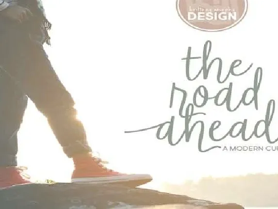 The Road Ahead font