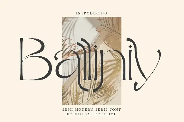 Balliniy font