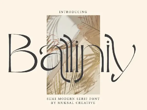 Balliniy font