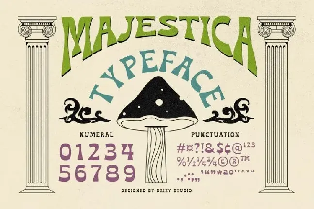 Majestica font