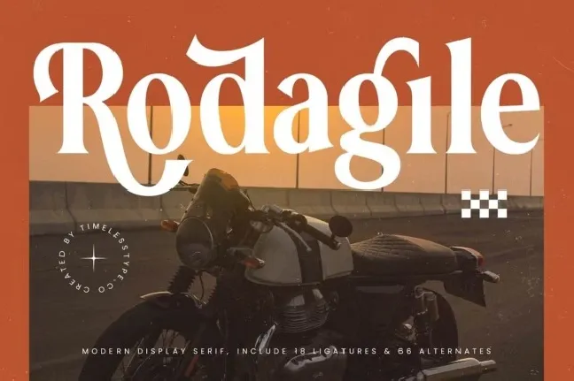 Rodagile font