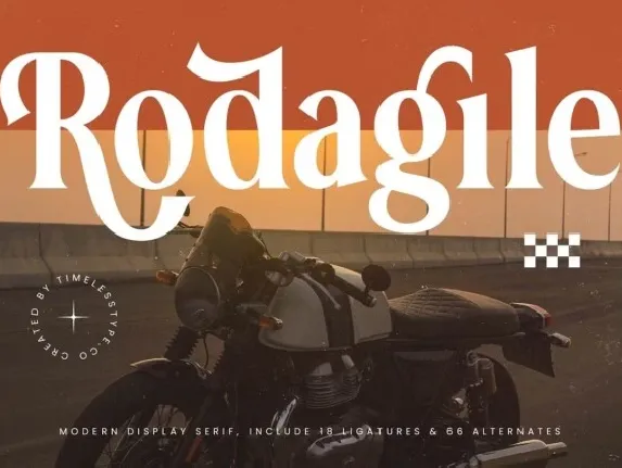 Rodagile font