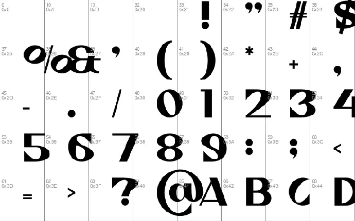 Bonivar font