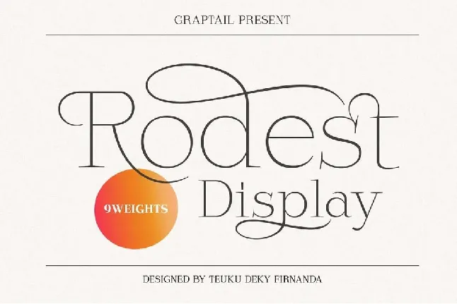 Rodest font